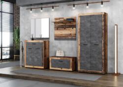 Wipmeb Luna2 Gar. Szafka Na Buty 1d Old Style Dark/matera