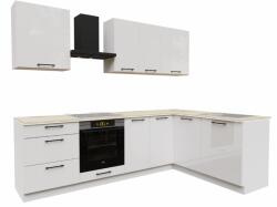 Artstolk DENIS sarokkonyha | 170-260 cm fényes fehér