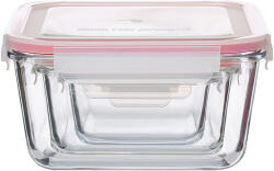 MagicHome MagicHome, 3 db-os szett, üveg, négyzet alakú, fedővel, 450/1000/1900 ml (8011052)