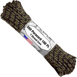 Atwood Rope Mfg ARM 550 PARACORD 100' Veterán C17-VETERÁN (C17-VETERAN)