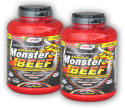 Amix Nutrition 2x Anabolic Monster BEEF 90% Proteine 2200g - ciocolată