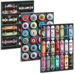 Ars Una Füzet iskolai A4, 40lap, kockás Ars Una ROLLIN MANIA (5228) 22 10db/csomag (53122285) - cartridge