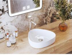 Gamma Vaso mosdókagyló, aszimmetrikus ovális, beépíthető (UC-VASO)