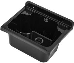 Gamma Manta mini fali kézmosó, fekete, beépíthető (KGM42-BK)
