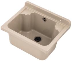 Gamma Manta mini fali kézmosó, bézs, beépíthető (KGM42-B)