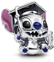 Pandora ékszer Disney Stitch ballagó ezüst charm 793789C01