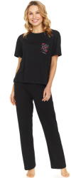 Doctor Nap Pijama dama DOCTOR NAP PM. 7133 BLACK: L (PM.7133_BLACK L)