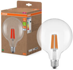 OSRAM LED izzó G125 gömb alakú E27 7.2W = 100W 4000K 1521lm Semleges 330° Izzószálas KLASSZIKUS ENERGIAHATÉKONYSÁG Osram (4058075839625)