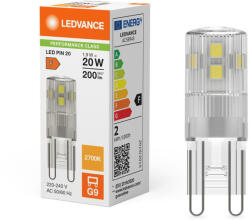 OSRAM LED kapszulaizzó G9 1.9W = 20W 200lm 2700K Meleg 300° Ledvance (4099854248870)
