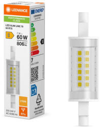 OSRAM LED izzószálas izzó R7s 7W = 60W 806lm 2700K Meleg 300° Ledvance (4099854267628)