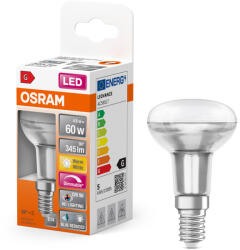 OSRAM LED izzó R50 reflektor E14 4.8W = 60W 345lm 2700K Meleg CRI90 36° Szabályozható SUPERSTAR Osram (4058075620346)