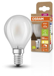 OSRAM LED izzó P45 gömb alakú E14 2.9W = 40W 470lm 2700K Meleg 300° Szabályozható ENERGY CLASSIC EFFICIENCY Osram (4099854066351)