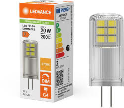 OSRAM LED kapszulaizzó G4 2W = 20W 200lm 2700K Meleg 320° 12V Szabályozható Ledvance (4099854248542)