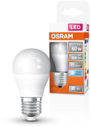 OSRAM LED izzó P45 gömb alakú E27 6, 5 W = 60 W 806 lm 4000 K semleges 150° STAR CLASSIC Osram (4099854022005)