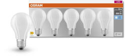 OSRAM 5x LED izzó A60 E27 6, 5 W = 60 W 806 lm 4000 K semleges 300°-os foglalat Osram (4058075466531)