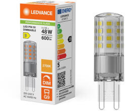 OSRAM LED kapszulaizzó G9 4.4W = 48W 600lm 2700K Meleg 320° Szabályozható Ledvance (4099854248849)