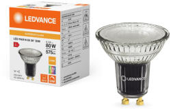 OSRAM LED izzó spotlámpa GU10 PAR16 8.3W = 80W 575lm 2700K Meleg 36° CRI97 Szabályozható Ledvance (4099854235207)