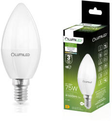 Lumileds E14 LED GYERTYAIZZÓ 10W = 75W 4000K Semleges fehér CCD LUMILED gyertya (LUMLEDG0017)