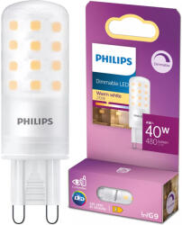 Philips G9 LED kapszulaizzó 4W = 40W 480lm 2700K Meleg 320° Szabályozható Philips (8720169301573)