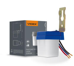 Videx Alkonyatfény-érzékelő Fotometrikus kültéri 6A Fehér IP44 VL-SN01 Videx (VIDAKC0405)
