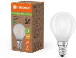 OSRAM LED gömbizzó E14 P45 1.2W = 25W 255lm 2700K Meleg 330° Ledvance (4099854282157)