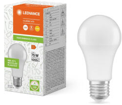 OSRAM LED izzó E27 A60 10W = 75W 2700K 1055lm Meleg 200° Ledvance (4099854204982)