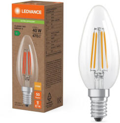 OSRAM LED gyertyaizzó E14 B35 2.2W = 40W 470lm 2700K Meleg 320° Ledvance (4099854255267)