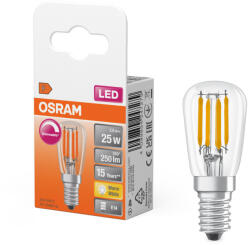 OSRAM LED izzó T26 cső alakú E14 2.8W = 25W 250lm 2700K Meleg 300° Szabályozható SPECIAL Osram (4099854247279)