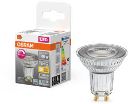 OSRAM LED izzó PAR16 reflektor GU10 6W = 46W 575lm 2700K Meleg CRI90 120° Szabályozható SUPERSTAR Osram (4058075613164)