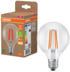 OSRAM LED izzó G80 gömb alakú E27 2.2W = 40W 470lm 2700K Meleg 330° Izzószálas KLASSZIKUS ENERGIAHATÉKONYSÁG Osram (4058075839465)