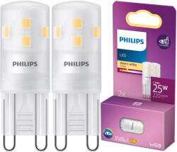 Philips 2x G9 LED kapszulaizzó 1, 9 W = 25 W 220 lm 2700 K Meleg 320° Philips (8720169302013)