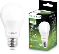 Lumileds LED izzó E27 10W = 75W 1100lm 4000K SEMLEGES 260° FEHÉR PRÉMIUM LUMILED (LUMLEDJ0017)