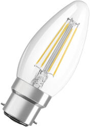 OSRAM LED izzó B35 gyertya B22d 4W = 40W 470lm 2700K Meleg 300° Retrofit Filament CLASSIC Osram (4058075437166)