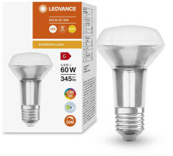 OSRAM LED izzó reflektor E27 R63 4.8W = 60W 345lm 2700K Meleg 36° CRI90 Szabályozható Ledvance (4058075759701)