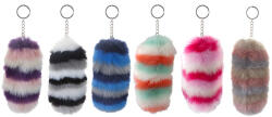  Pompom kulcstartó 18x8 cm, több félr - vegyesbolt