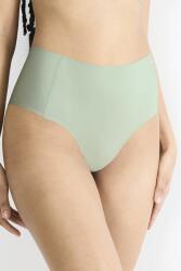 Sloggi Chiloți fără cusături Sloggi Zero Feel 2.0. High Waist verde, M