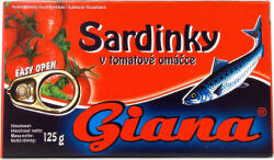 Ga Food Kft Giana szardínia 125g Paradicsomszószban - vegyesbolt