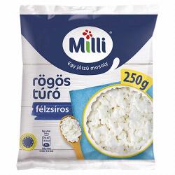  Milli félzsíros rögös túró 250 g - cooponline