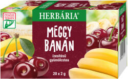 Herbária Herbária meggy banán ízesítésű gyümölcstea 20x2g 40 g - delfinbuvar