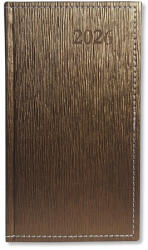 PD Calendar Határidőnapló Period Lamé Zsebnaptár álló körbev. Lamé bronz 2026