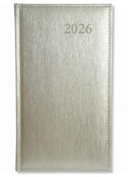 PD Calendar Határidőnapló Period Lamé Zsebnaptár álló körbev. Lamé arany 2026