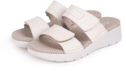 Vlnka Női bőr papucs "Adina" - fehér felnőtt cipő méret 42