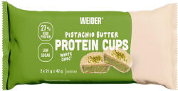 Weider Protein Pistachio Butter Cups - pisztáciakrém-fehércsoki - 42 g