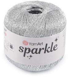 YARNART Sparkle csillogó fonal lurexszel, 25g, 160m, ezüst