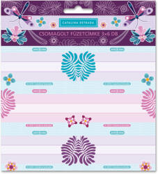 Ars Una Füzetcímke (3* 6 db) Ars Una CATALINA DRAGONFLY (5301) 23 (55430)