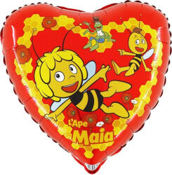 Balloons4party Balon folie inima rosie Albinuta Maya 46 cm