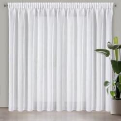 Takoy Perdea LENA din etamină netedă cu un efect de luciu argintiu de 350 x 270 cm