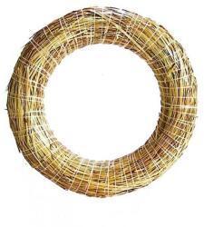  Koszorúalap, szalma, átmérője 20 cm