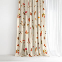 Goldea draperie decorativă luca - natura de toamnă 220x150 cm