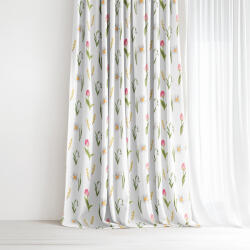 Goldea draperie decorativă luca - atingere de primăvară 280x150 cm